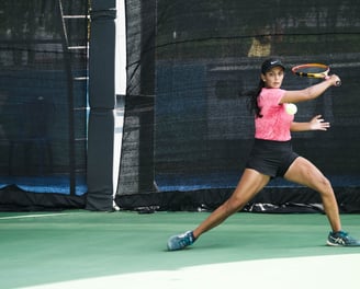 WTA professional tennis player working with Cesar Performance Coach