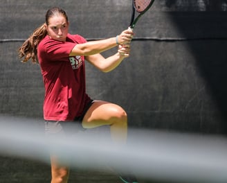 WTA professional tennis player working with Cesar Performance Coach