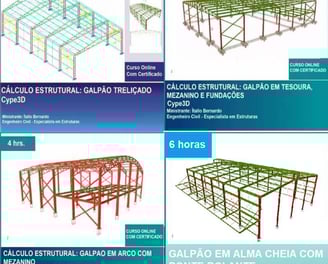 Calculuo de Estrutura Metalica em Ribeirao das Neves-MG-3