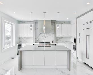 white glossy with 3d design