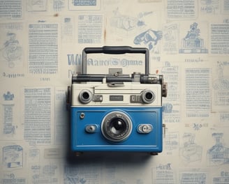black nikon dslr camera on white printer paper