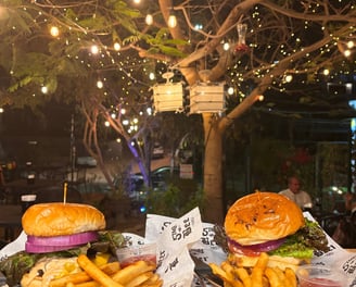angus cheeseburger en Cabo San Lucas
