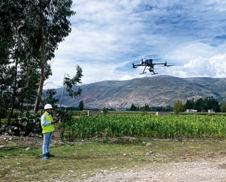 monitoreo topografíco de cultivos con drones