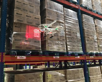 drones para monitereo y control de almacén