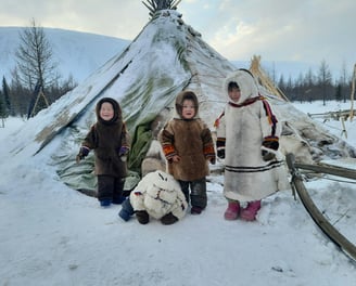 Inuit children