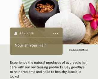 Nourish your hair naturally with IndusVeda's holistic solutions