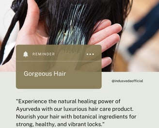 Achieve gorgeous hair with IndusVeda