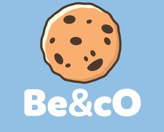logotipo de galletita de la marca be&co