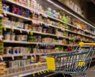 Well-Organized Grocery Section at Sampurnaa Enterprises – Leading Wholesale Supplier in Siyaganj