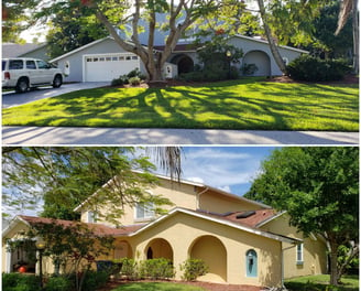 "exterior Painting" before and after