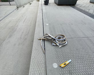 Reiniging en voegafdichting van betonnen trap in Eindhoven