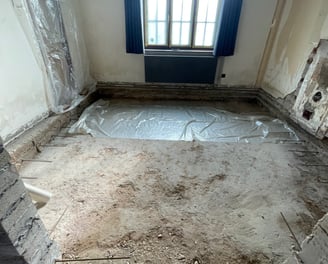 "Betonfundering storten 60m² in Genk door Senpro BV"
