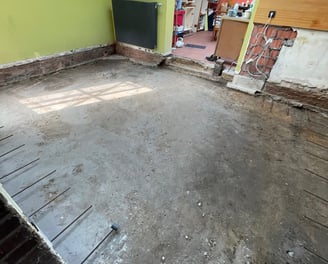 "Betonfundering storten 60m² in Genk door Senpro BV"