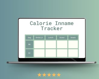digitale calorie inname tracker