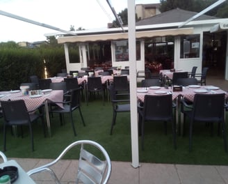 a table setting with a table setting for a party