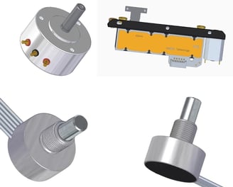 a series of four different types of electronic devices