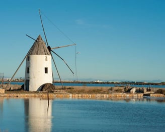 Los molinos in San Pedro del Pinatar