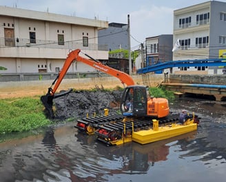 Mini Amphibious 5Ton AX110