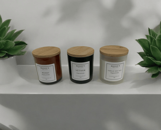 Bougies parfumée faits main