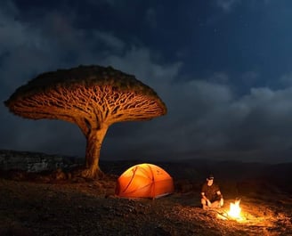 Socotra camping 