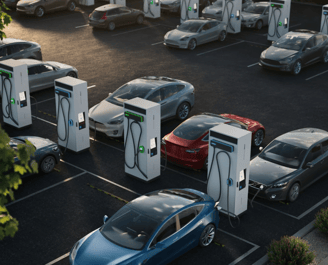 EV charging Depo of EV fleet
