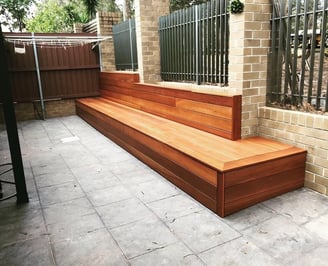 Professional Sydney Outdoor Decking bench