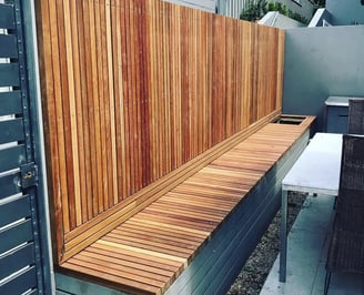 Professional Sydney Outdoor Decking bench