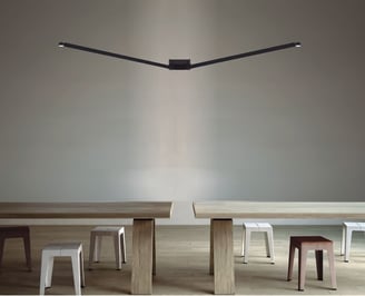 lampara estructura doble iluminacion