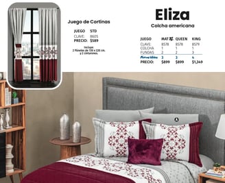 Colcha americana modelo Eliza de la marca Intima hogar