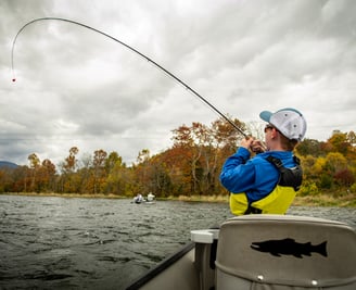 Kids fishing on the South Holston River