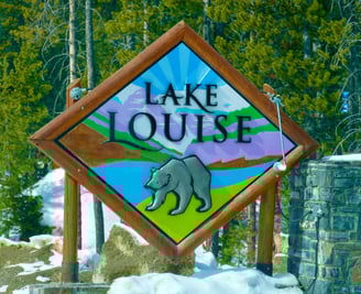 Lake Louise sign