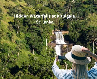Hidden Waterfall at Ella, Sri Lanka