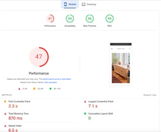 Bad Performance Example