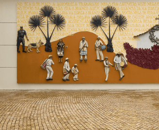 Abre a porta, John Ahearn, 2006, Da coleção de: Instituto Inhotim
