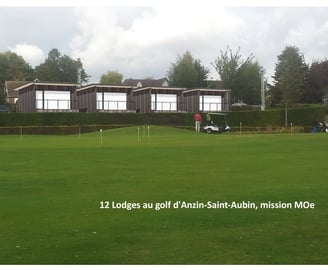 plandarchi Arras - 12 Lodges au golf d'An­zin-Saint-Au­bin, mis­sion MOe