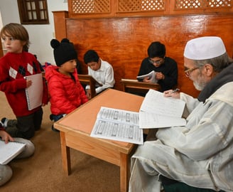 Teaching Coran in The Imam Malik Mosque Mexico