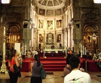 Lisbon - Church of Santa Maria de Belem, one of the most ornately decorated churches