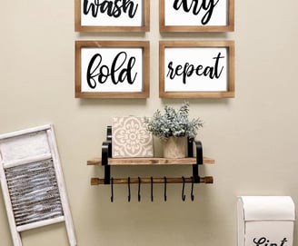 laundry room wall decor