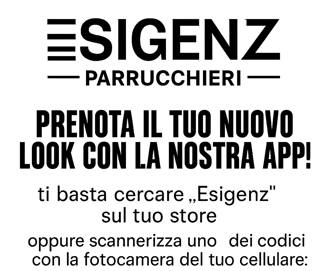 esigenz app per ios e android codice qr
