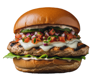 Mexican Chicken Burger from PremiYum Foods!