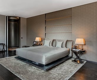 Armani Hotel Milano – Minimalist luxury bedroom