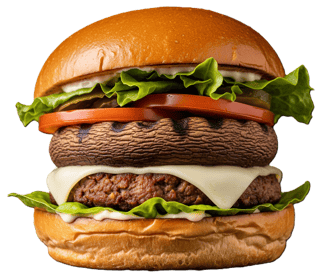 Mushroom Burger from PremiYum Foods!