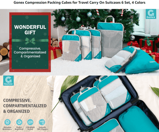 Packing cube, space-saving travel cubes