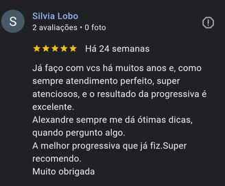 comentario google cliente escova progressiva