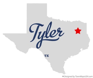 map of tyler texas