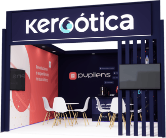 Projeto de stand KERO ÓPTICA EXPO OPTICA 2025