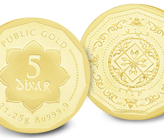 5 Dinar Gold Coin from Public Gold Malaysia