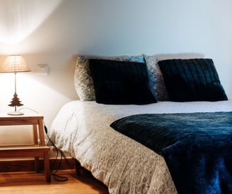 chambre double chaleureuse du gîte Russell