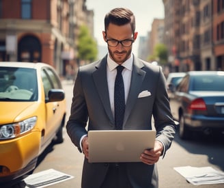 person holding pencil near laptop computer