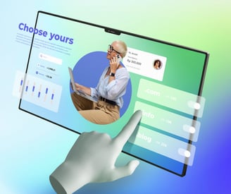 image of website design